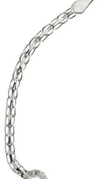 Pulsera Plata 925 Doble Infinito con Corazón Ajustable - Imagen 4