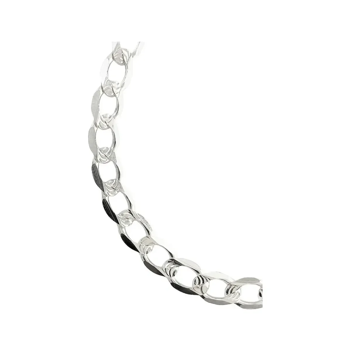 Pulsera Esclava Plata 925 Cadena Cubana Diamantada para Hombre - Imagen 4