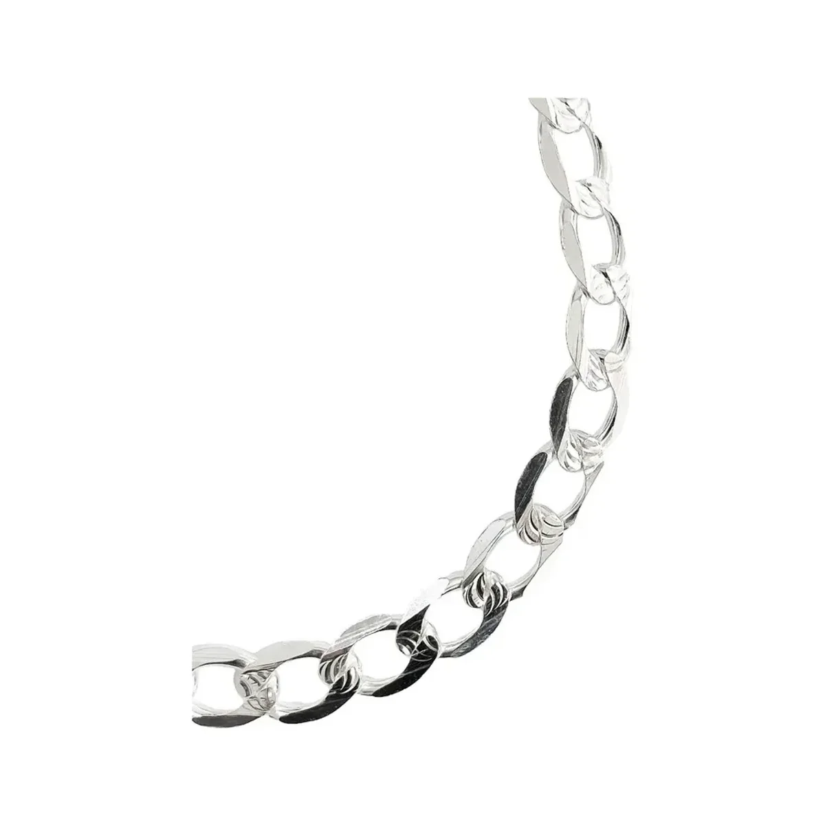 Pulsera Esclava Plata 925 Cadena Cubana Diamantada para Hombre - Imagen 5