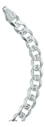 Pulsera Esclava Plata 925 Cubana Diamantada para Hombre Modelo 1472 - Imagen 2