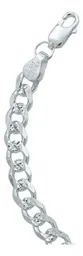 Pulsera Esclava Plata 925 Cubana Diamantada para Hombre Modelo 1472 - Imagen 3