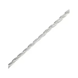 Pulsera Esclava Plata 925 Diseño Trenzado Estilo Florentino - Imagen 3