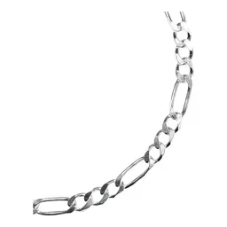 Pulsera Esclava Plata Ley .925 Cadena Figaro 3x1 19cm para Hombre - Imagen 3
