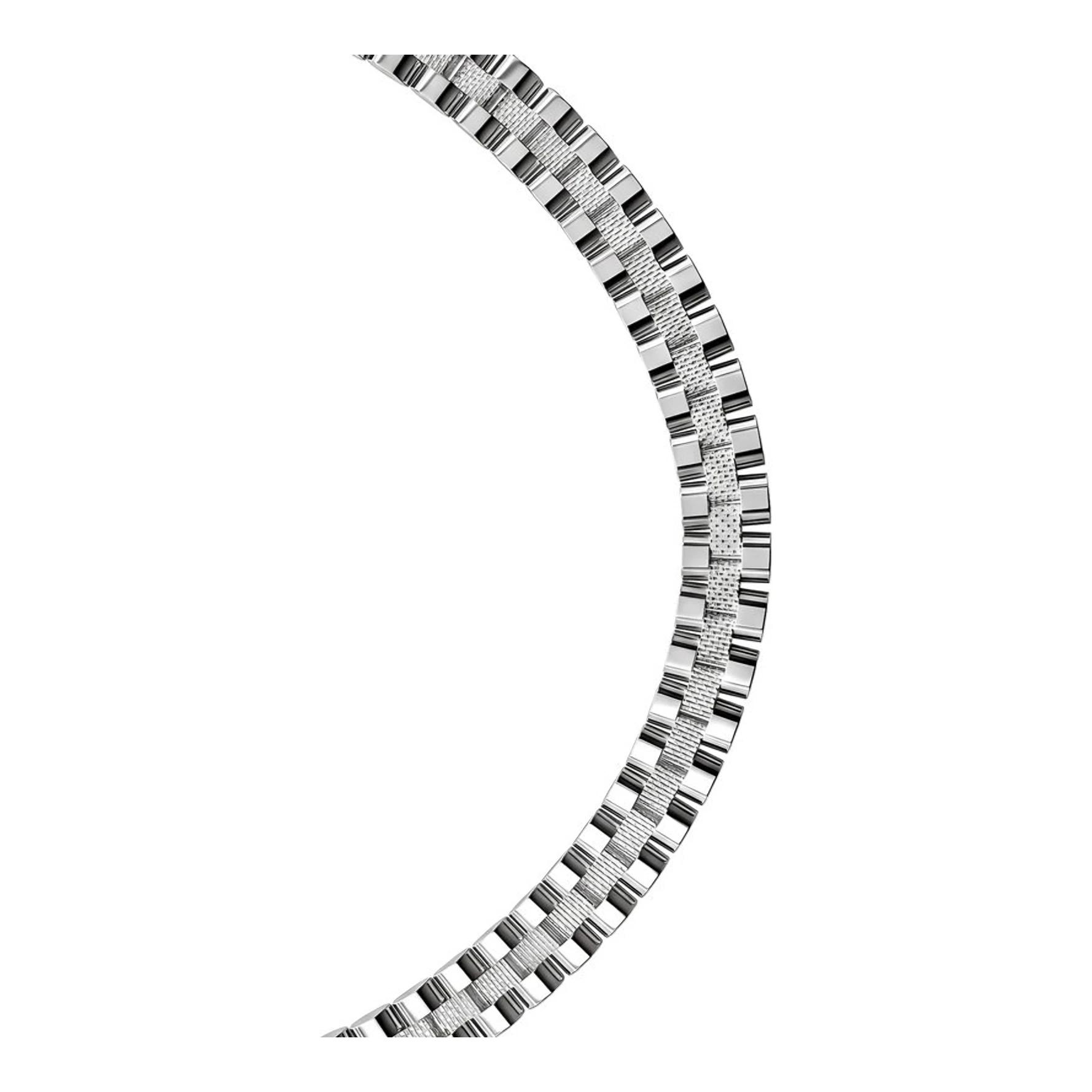 Pulsera Esclava Rolo Reloj de Plata .925 Clásica 20 cm - Imagen 2
