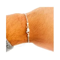 Pulsera Esclava San Judas Tejido con Zirconia Plata .925 - Imagen 3