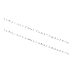Pulsera Plata 925 Figaro 3x1 para Mujer 18cm - Imagen 3