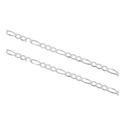Pulsera Plata 925 Cadena Figaro 3x1 para Hombre 18 cm - Imagen 3