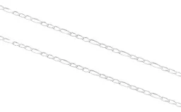 Pulsera Cadena Figaro Plata Ley .925 para Mujer 14cm - Imagen 2