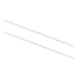 Pulsera de Plata 925 Cadena Figaro Eslabones 16cm para Mujer - Imagen 3