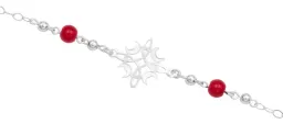 Pulsera Plata 925 Nudo Bruja Fases Luna con Hilo Rojo Ajustable - Imagen 3