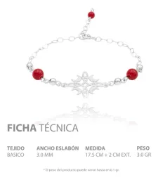 Pulsera Plata 925 Nudo Bruja Fases Luna con Hilo Rojo Ajustable - Imagen 6