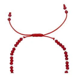 Pulsera Hilo Rojo Plata 925 Nudo Bruja Ojo Turco 7 Chakras Unisex - Imagen 4