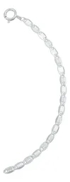 Pulsera Plata 925 Marinera Diamantada Mujer - Imagen 3