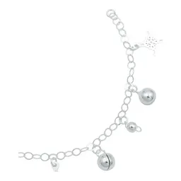 Pulsera Plata 925 Nudo Bruja Ajustable con Cascabeles - Imagen 5
