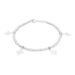 Pulsera Plata 925 Nudo de Bruja con Bolas Facetadas - Imagen 2