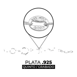 Pulsera de Plata 925 Nudo de Bruja con Bolitas Facetadas Ajustable - Imagen 3
