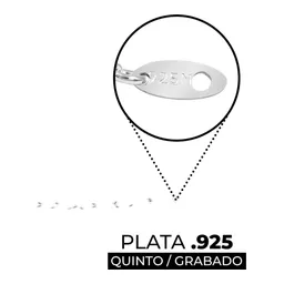 Pulsera de Plata 925 Nudo de Bruja Calado con Cadena Barbada - Imagen 3