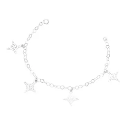 Pulsera Plata 925 Ley Nudo de Bruja Colgante Ajustable para Mujer - Imagen 2