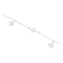 Pulsera Plata 925 Nudo de Bruja con Colgantes - Imagen 2