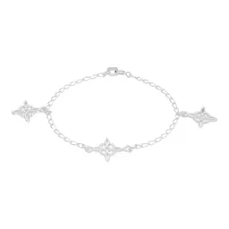 Pulsera Plata 925 Nudo de Bruja con Colgantes - Imagen 3