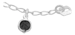 Pulsera de Plata 925 Nudo de Bruja con Cristal Negro Artesanal - Imagen 4