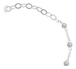 Pulsera Plata 925 Nudo de Bruja con Zirconia Ajustable Solitario - Imagen 3