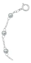 Pulsera Plata 925 Nudo de Bruja con Zirconia Ajustable Solitario - Imagen 4
