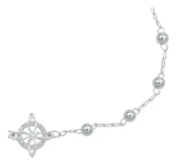 Pulsera Plata 925 Nudo de Bruja con Zirconia Ajustable Solitario - Imagen 6