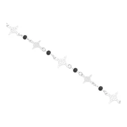 Pulsera Plata 925 Nudo Bruja con Cristal Negro - Imagen 2