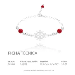 Pulsera Plata 925 Nudo Bruja Fases Luna con Hilo Rojo Ajustable - Imagen 6