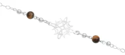Pulsera Plata 925 Nudo de Bruja Fases Lunares Ajustable - Imagen 3