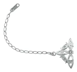 Pulsera Plata .925 Nudo de Bruja Fases Lunares Zirconias - Imagen 6