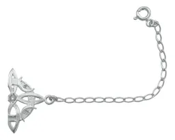 Pulsera Plata .925 Nudo de Bruja Fases Lunares Zirconias - Imagen 8