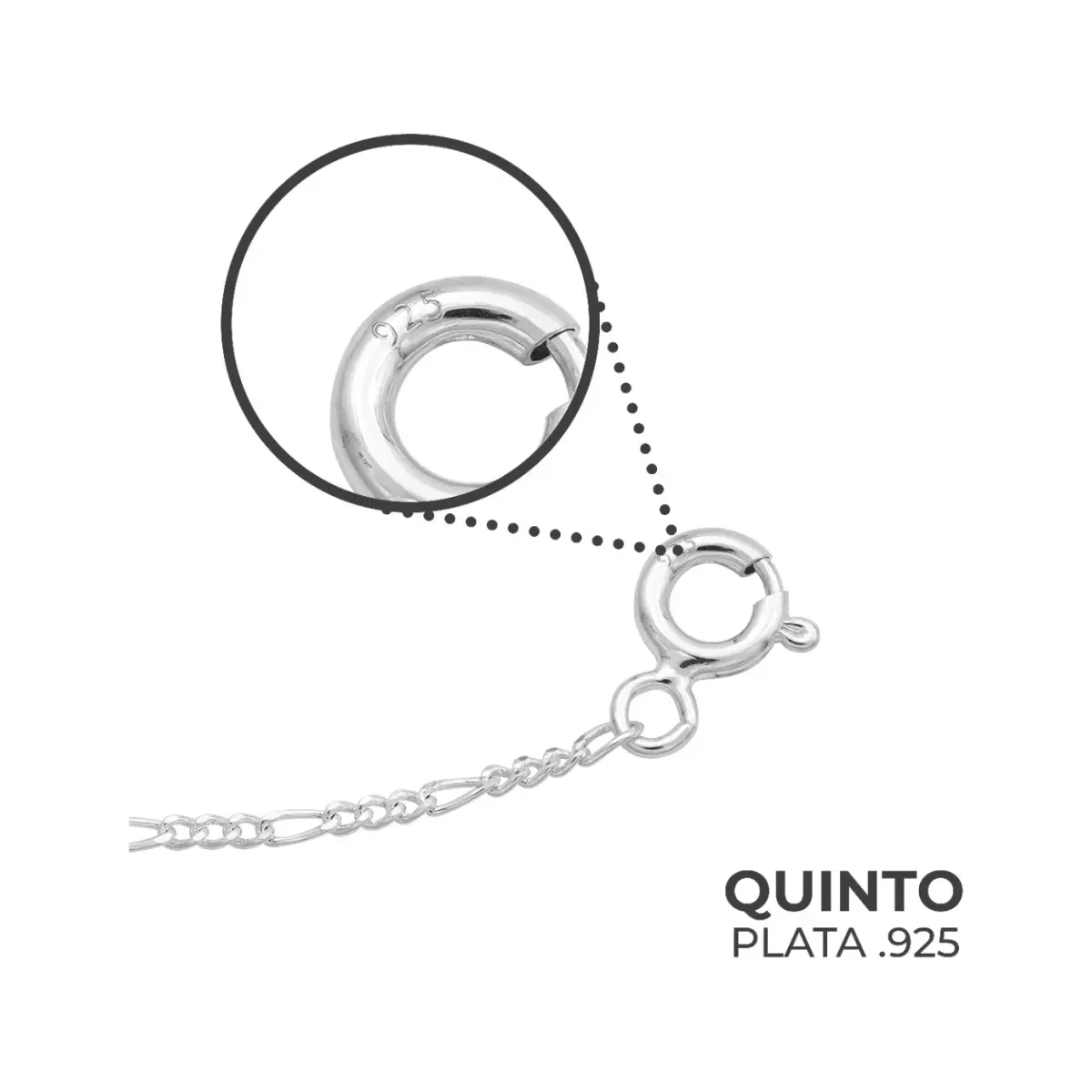 Pulsera Plata 925 Nudo Bruja Cadena Figaro Bolas Vino Ajustable - Imagen 5