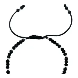 Pulsera Plata 925 Nudo Bruja Ojo Turco Ajustable Cordón Negro - Imagen 4