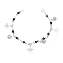 Pulsera Plata 925 Nudo de Bruja con Ojo Turco y Cascabeles para Mujer - Imagen 1