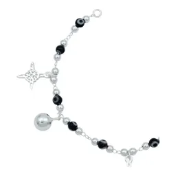 Pulsera Plata 925 Nudo de Bruja con Ojo Turco y Cascabeles para Mujer - Imagen 4