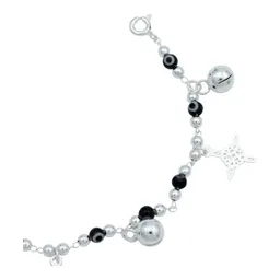Pulsera Plata 925 Nudo de Bruja con Ojo Turco y Cascabeles para Mujer - Imagen 5