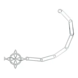 Pulsera Plata 925 Nudo Bruja con Zirconias Amuleto Protección - Imagen 4