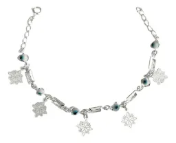 Pulsera Plata 925 Nudo de Bruja con Zirconias Ajustable - Imagen 1