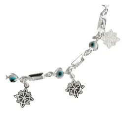 Pulsera Plata 925 Nudo de Bruja con Zirconias Ajustable - Imagen 3