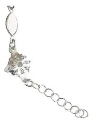 Pulsera Plata 925 Nudo de Bruja con Zirconia Ajustable Liso - Imagen 5