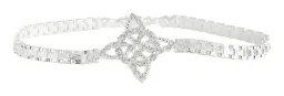Pulsera Plata 925 Nudo de Bruja Diamantada con Zirconias - Imagen 2