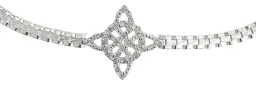 Pulsera Plata 925 Nudo de Bruja Diamantada con Zirconias - Imagen 5