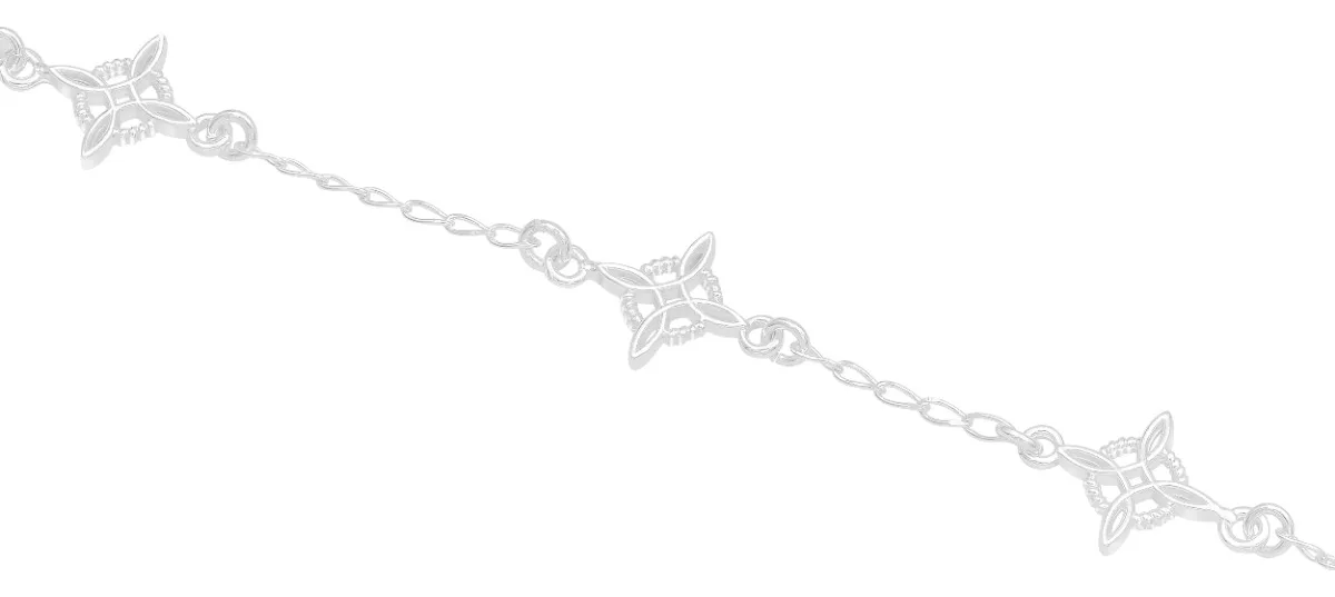 Pulsera Plata 925 Nudo de Bruja Protección Celta para Mujer - Imagen 1