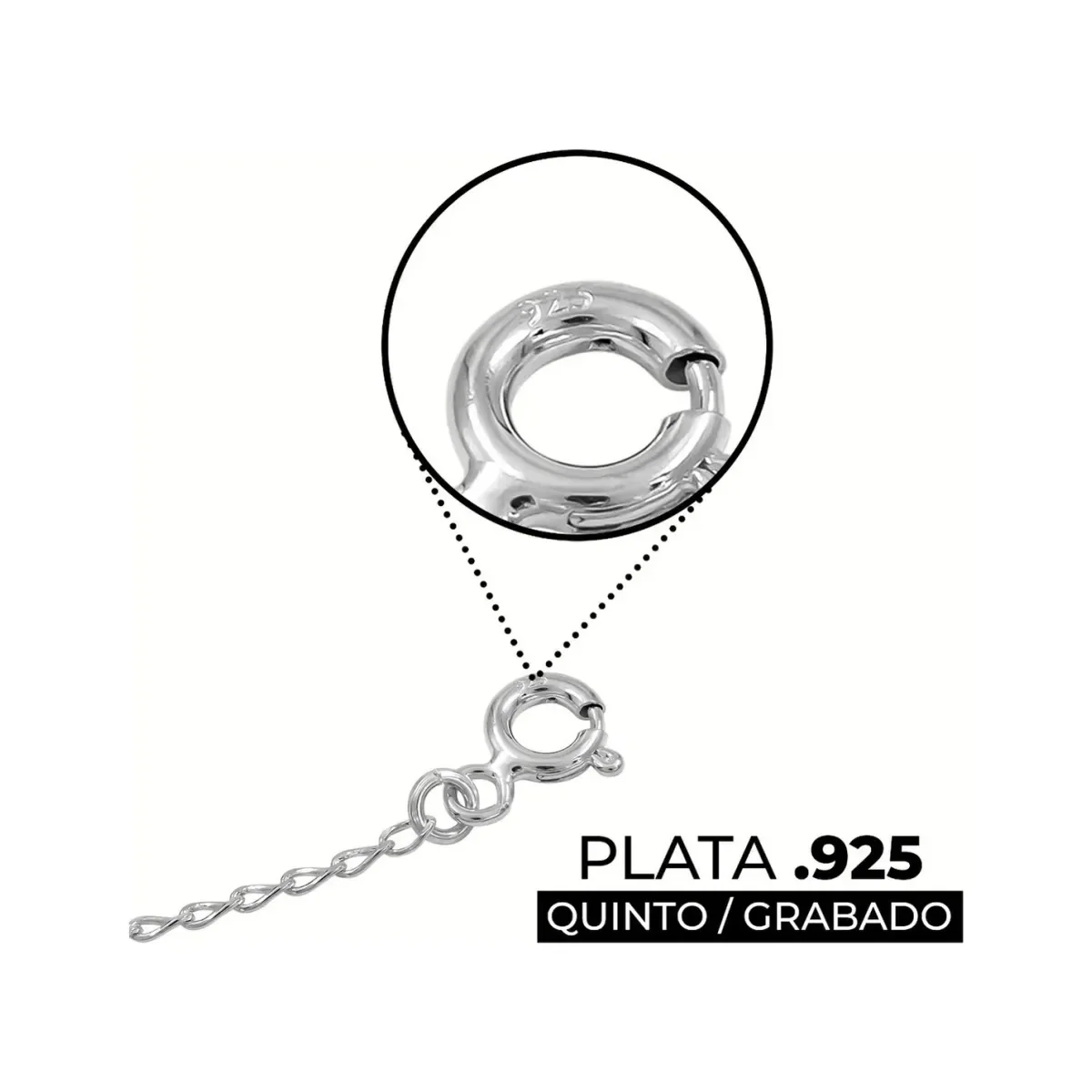 Pulsera Plata 925 Nudos de Bruja con Ancla Ajustable - Imagen 3