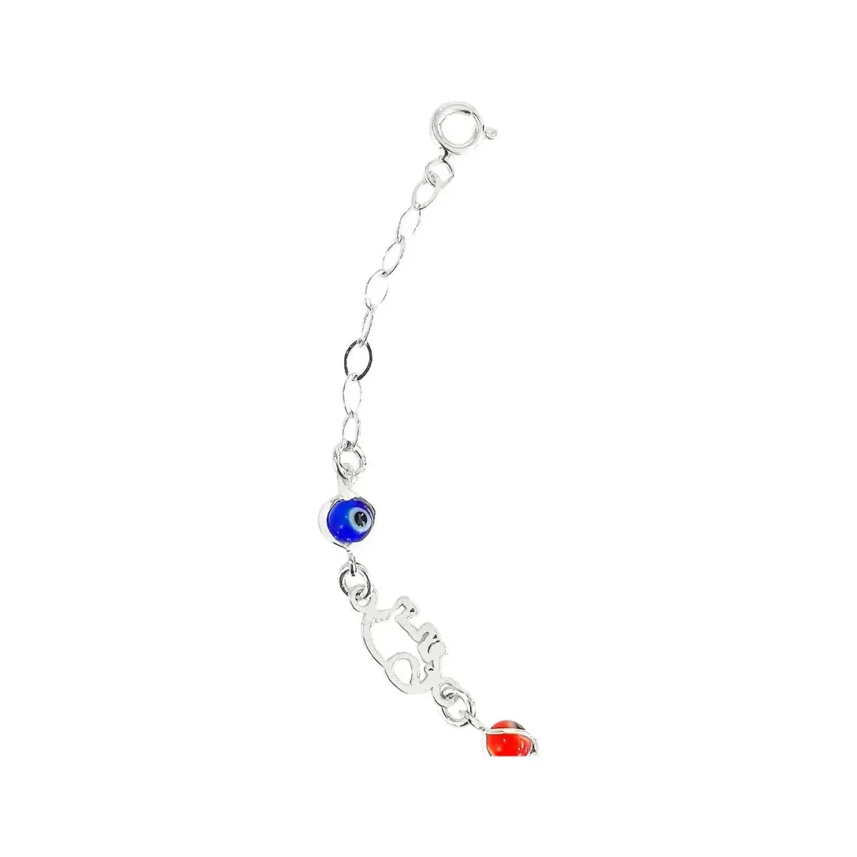 Pulsera Ojo Turco Ajustable Multicolor Plata .925 - Imagen 5