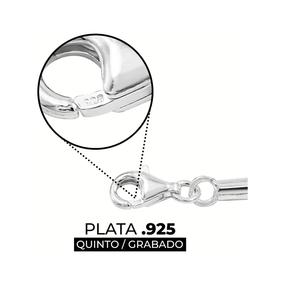 Pulsera Plata 925 Pansa Víbora con Charms de Llave y Zirconia - Imagen 3