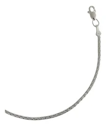 Pulsera Plata .925 Planchada Diamantada 17.5cm - Imagen 2