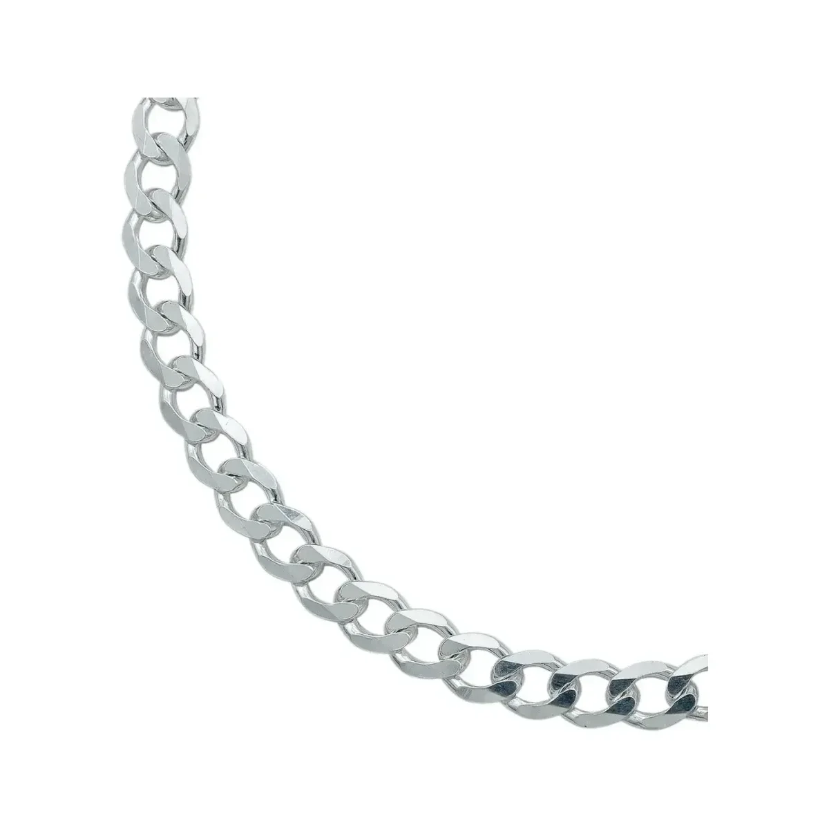 Pulsera Plata 925 Cadena Barbada Cubana Hombre 22cm - Imagen 2